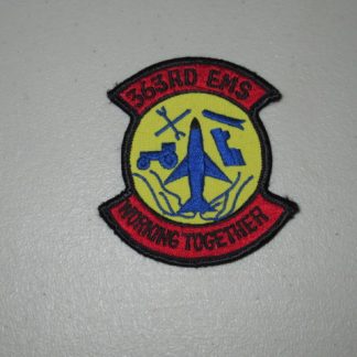USAF UNIFORM PATCH, 363RD EQUIPMENT MAINTENANCE SQ., NEW